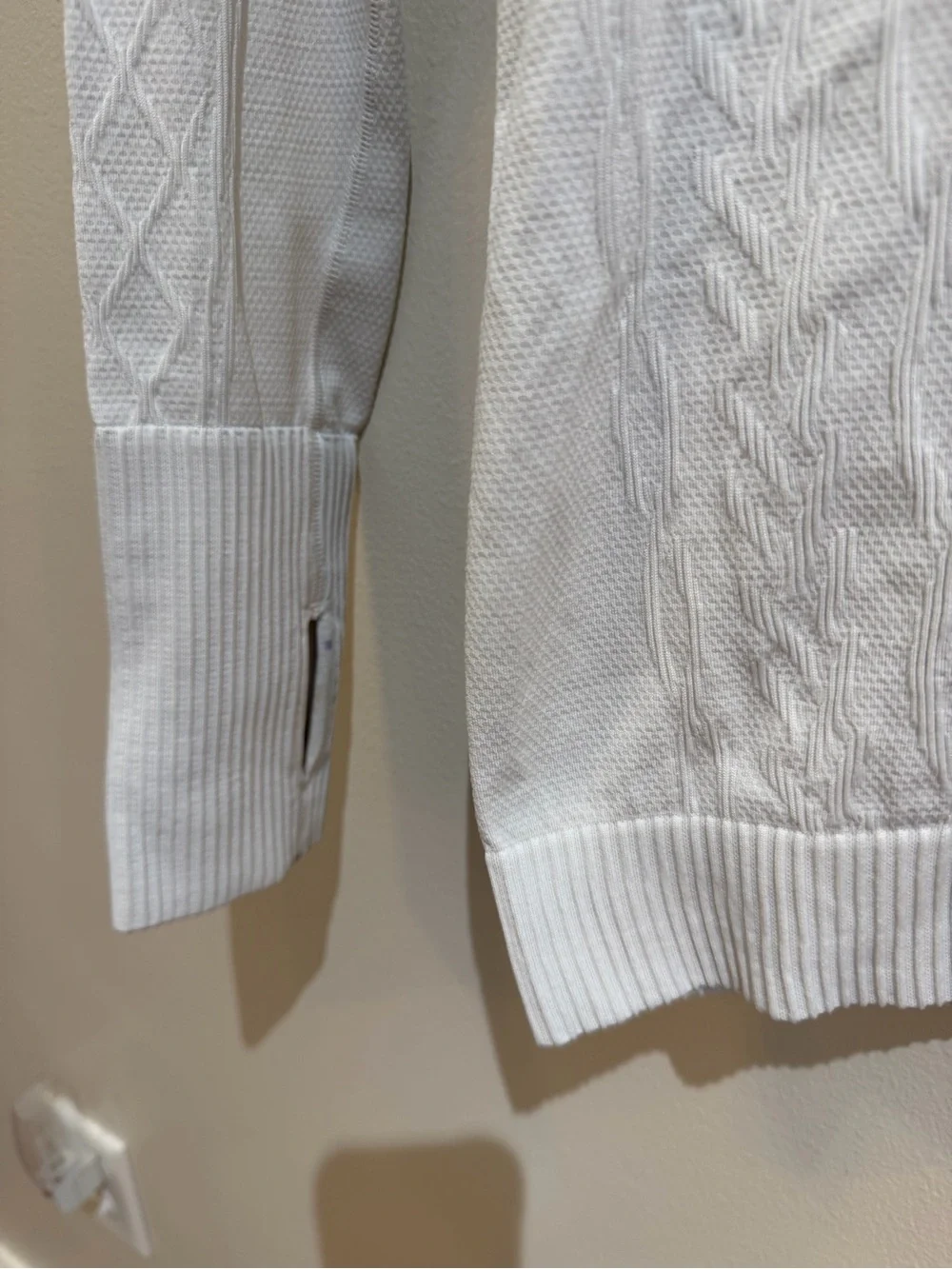 LULULEMON Women's Heathered White Rest Less Hoodie running yoga Size 4
